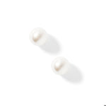 Screwback Stud Earrings - Payton Pearl White 5mm