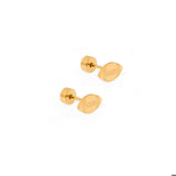 Screwback Stud Earrings - Football - EDC