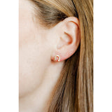 Screwback Stud Earrings - Horseshoe Gold