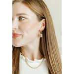 Screwback Stud Earrings - Horseshoe Gold