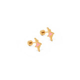 Screwback Stud Earrings - Ballerina - EDC