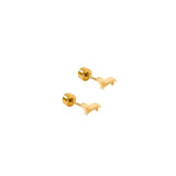 Screwback Stud Earrings - Dachshund