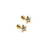 Screwback Stud Earrings - Liberty