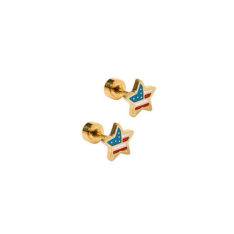 Screwback Stud Earrings - Liberty