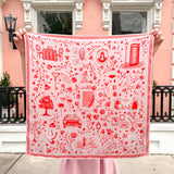 SWELLS Love Story Scarf Silk 24 x 24
