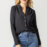 Long Sleeve Buttondown Tee