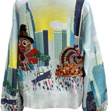 Thanksgiving Parade Button Up Cardigan