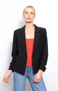 Mason Scrunch Sleeve Blazer