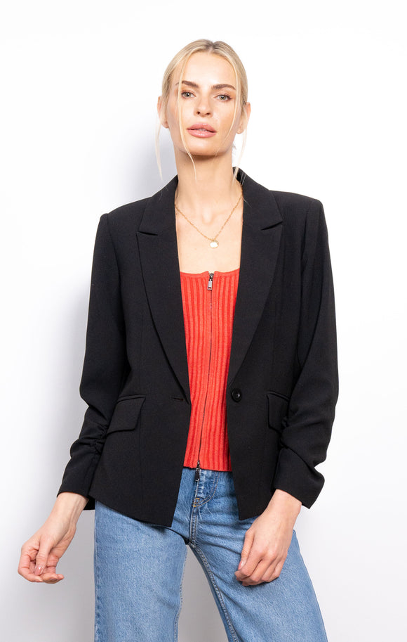 Mason Scrunch Sleeve Blazer