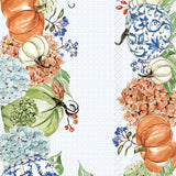 Fall Hydrangea Stripes Guest Towel