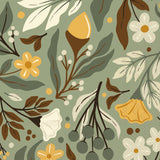 Autumn Acorn Tansy Cocktail Napkin