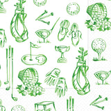 Golf Gear Cocktail Napkin