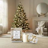 Butterfly Ginkgo Gold Candle