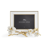 Gardenia Enameled White Frame