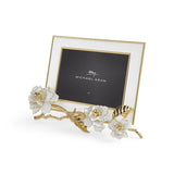 Gardenia Enameled White Frame