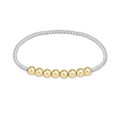 enewton Extends- Classic Beaded Bliss 2.5mm Bead Bracelet- 5mm- Mixed Metal