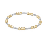 enewton Extends- Classic Joy Pattern 4mm Bead Bracelet- Mixed Metal
