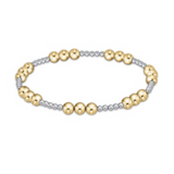 enewton Extends- Classic Joy Pattern 5mm Bead Bracelet- Mixed Metal
