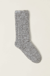 Barefoot Dreams Heathered Socks Moonbeam/White