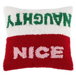 Naughty/Nice Pillow