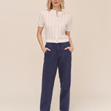 B3638-B71-302 - PORKCHOP DARTED KNEE PANT