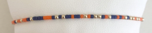 Gameday Hope Unwritten Bracelet- Bright Orange-Matte Navy