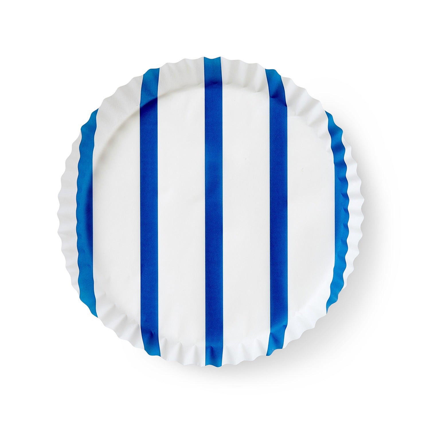 Bold Blue Stripes preformed plate liners