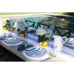 Bold Blue Stripes preformed plate liners