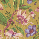 Porcelain Blooms Gold Cocktail Napkin