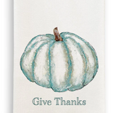 Gray/Blue Pumpkin Dish Towel D502