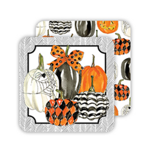 Handpainted Pumpkins Coasters