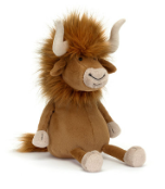 a stuffed animal toy with horns