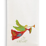 Red Angel Joy to the World Dish Towel D510