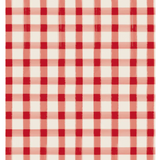 Red Painted Check Guest Napkin