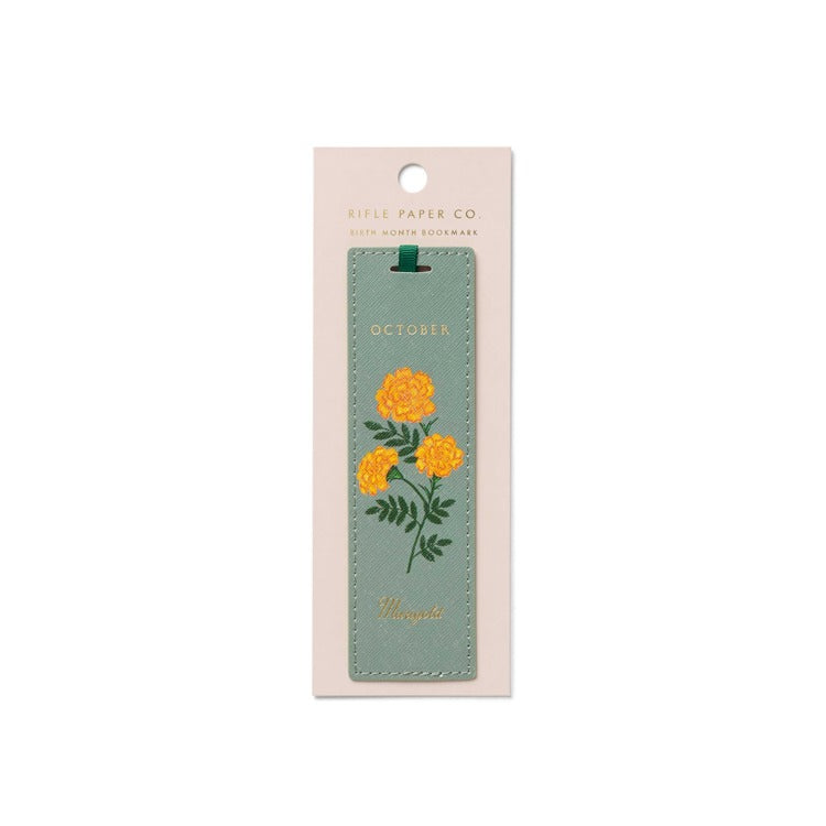 Birth Month Bookmark - October