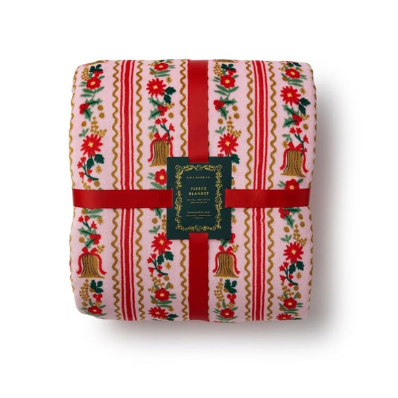 Holly Jolly Fleece Blanket