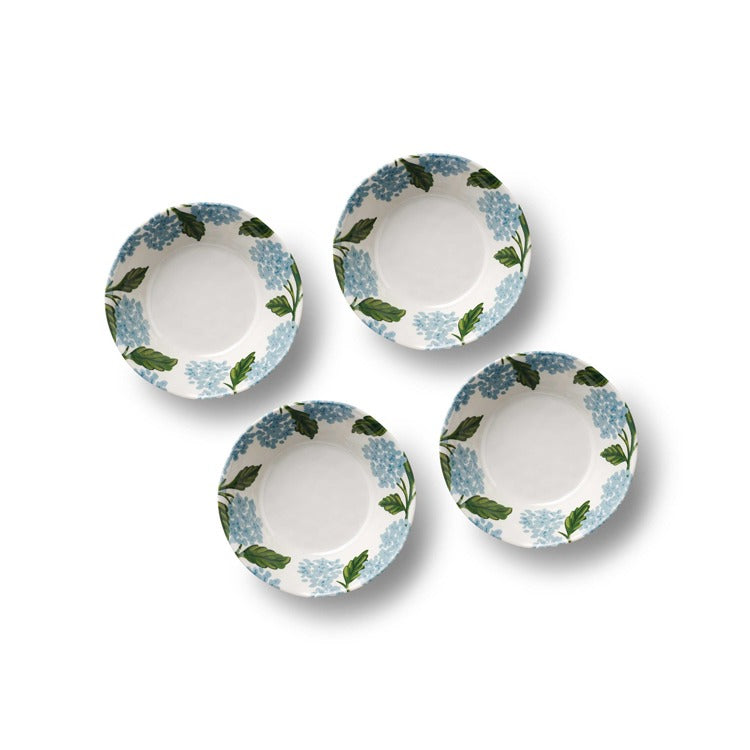 Hydrangea Melamine Bowls