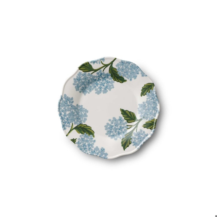 Hydrangea Melamine Dessert Plates
