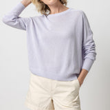 Saddle Sleeve Pullover Sweater