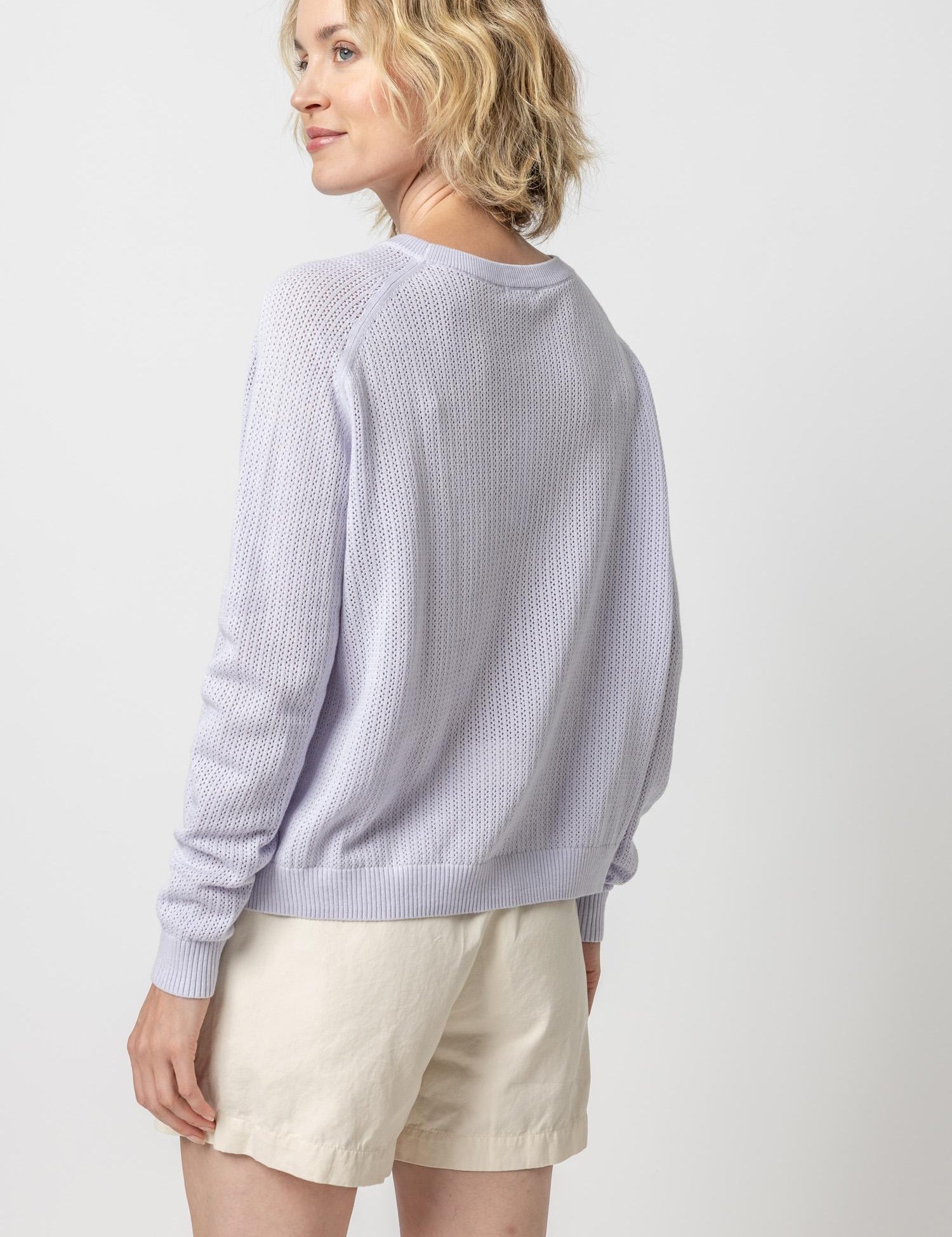 Saddle Sleeve Pullover Sweater