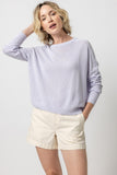 Saddle Sleeve Pullover Sweater