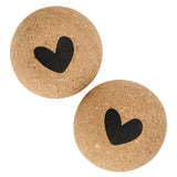 Set Of 2 Cork Massage Balls