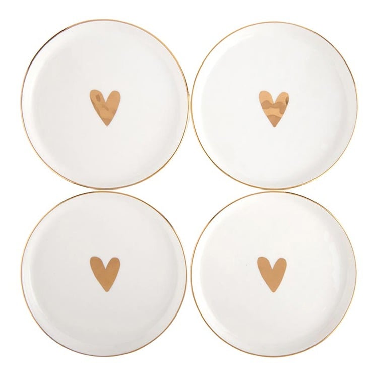 ApptzrPlates-Heart-Set Of 4