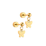 Screwback Stud Earrings | Millie Butterfly