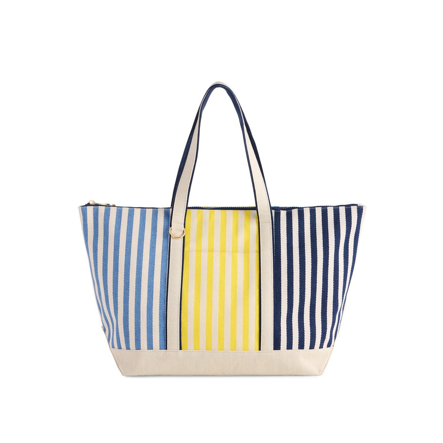 PORT STRIPE TOTE,BLUE