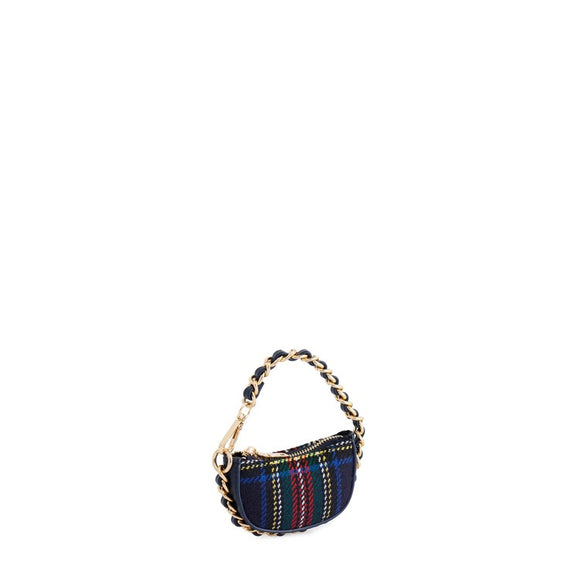 SCOTTIE MINI BAG CHARM,NAVY