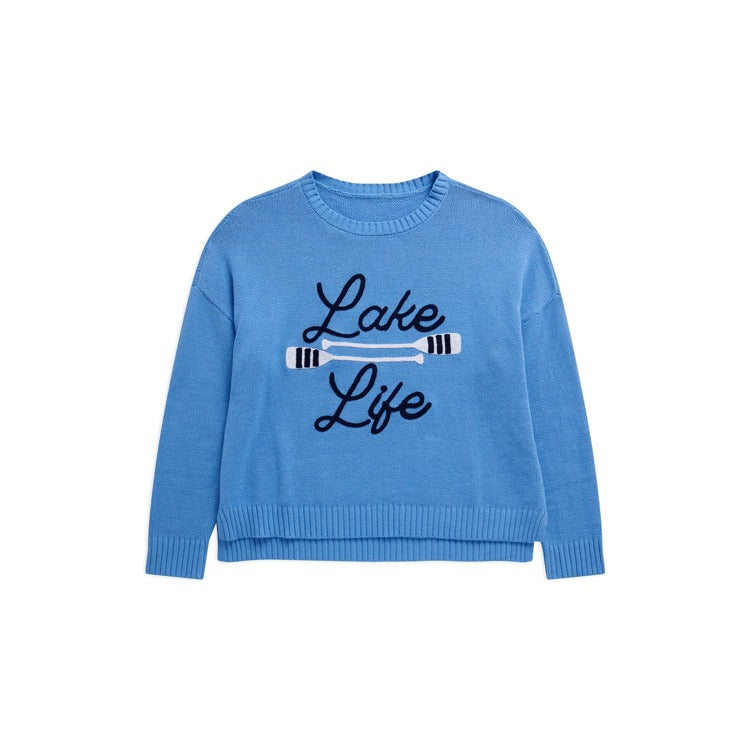 ASST SET/7 "LAKE LIFE" RELAXED FIT SWEATERS,BLUE