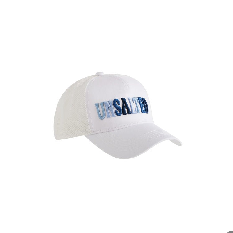 UNSALTED TRUCKER HAT,WHITE