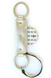 Handbag Handcuff- Metallic Silver