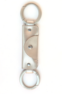 Handbag Handcuff- Metallic Silver